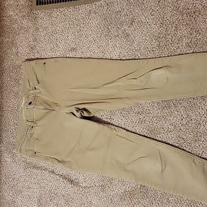 Khaki skinny jeans